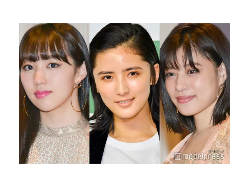 重留真波、藤井萩花、中島美央 （C）モデルプレス