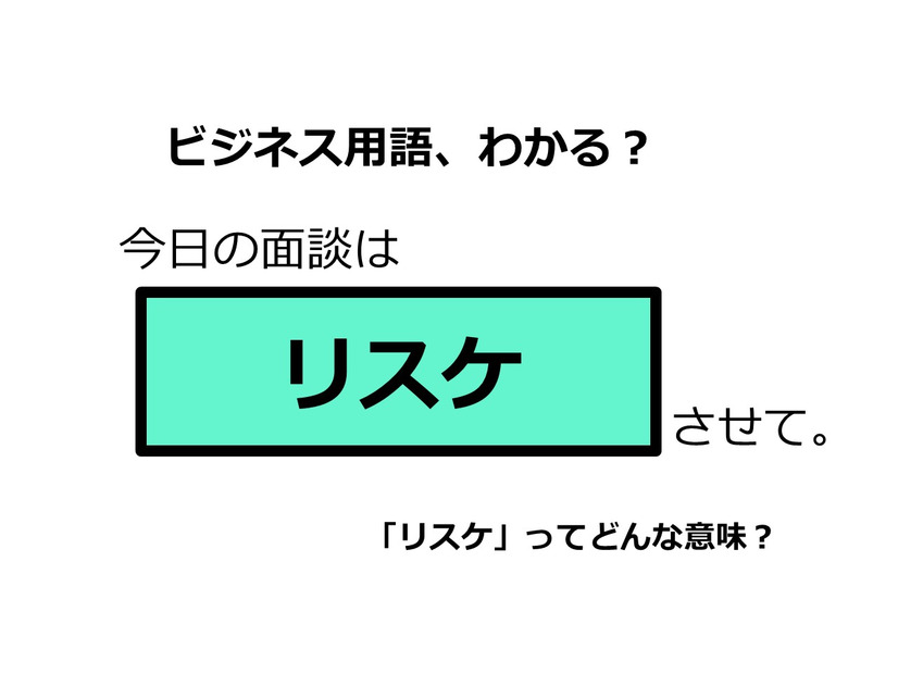 ビジネス用語「リスケ」ってどんな意味？