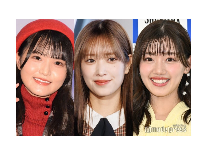 高瀬愛奈、佐々木久美、佐々木美玲（C）モデルプレス