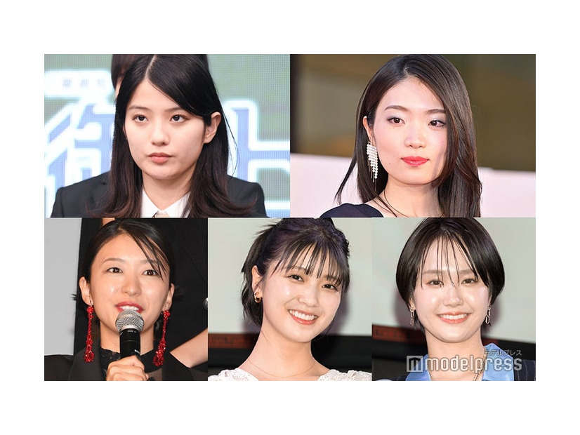 （上段左から）蒔田彩珠、東野絢香（下段左から）鳴海唯、工藤美桜、尾碕真花（C）モデルプレス