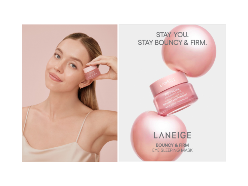 LANEIGE、「バウンシースリーピングマスク」に目元用の「バウンシーアイスリーピングマスク」が仲間入り！