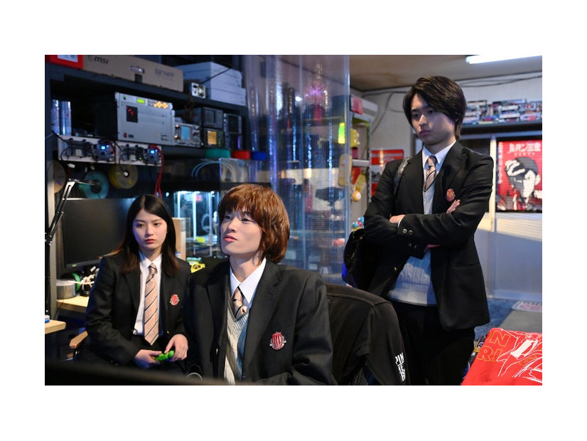 蒔田彩珠、窪塚愛流、奥平大兼「御上先生」第3話（C）TBS