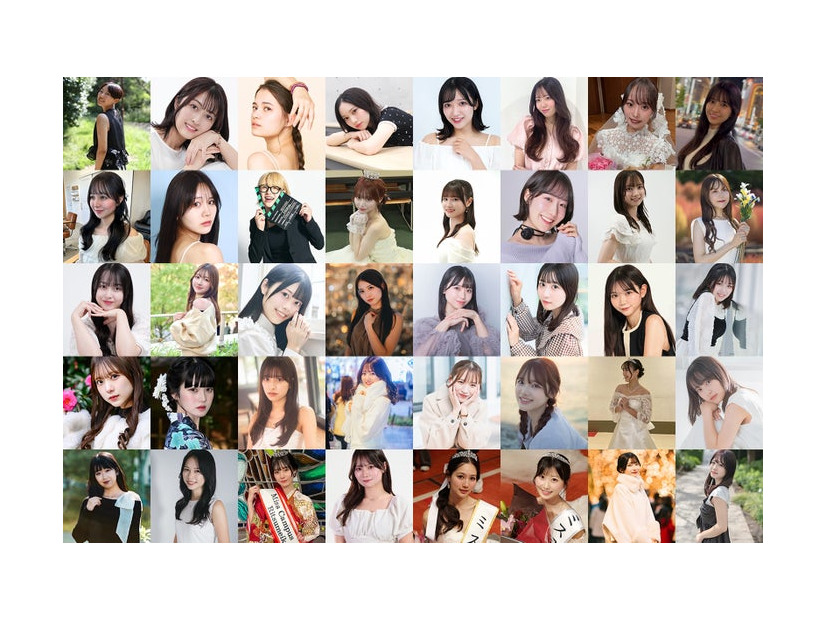 「MISS OF MISS CAMPUS QUEEN CONTEST 2025」準々決勝進出者（提供写真）
