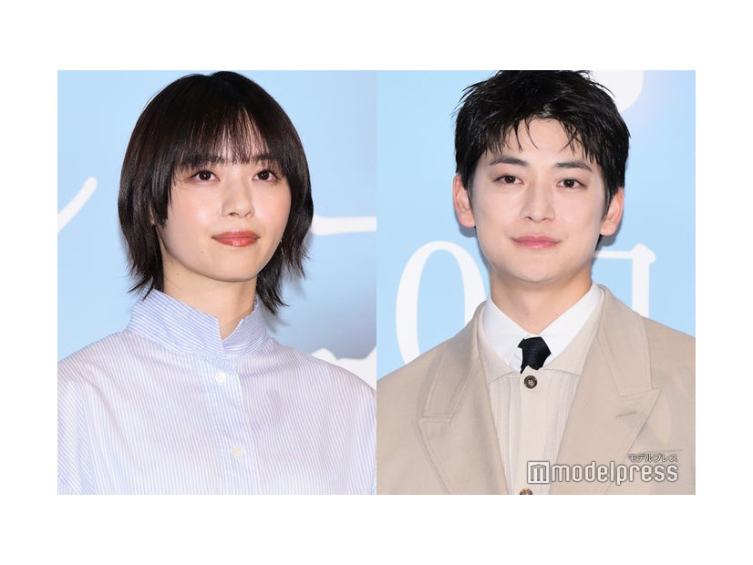 映画「少年と犬」完成披露試写会に出席した西野七瀬、高橋文哉