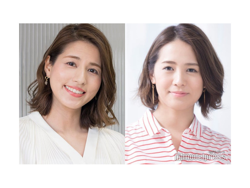 永島優美アナ、椿原慶子アナ（C）モデルプレス