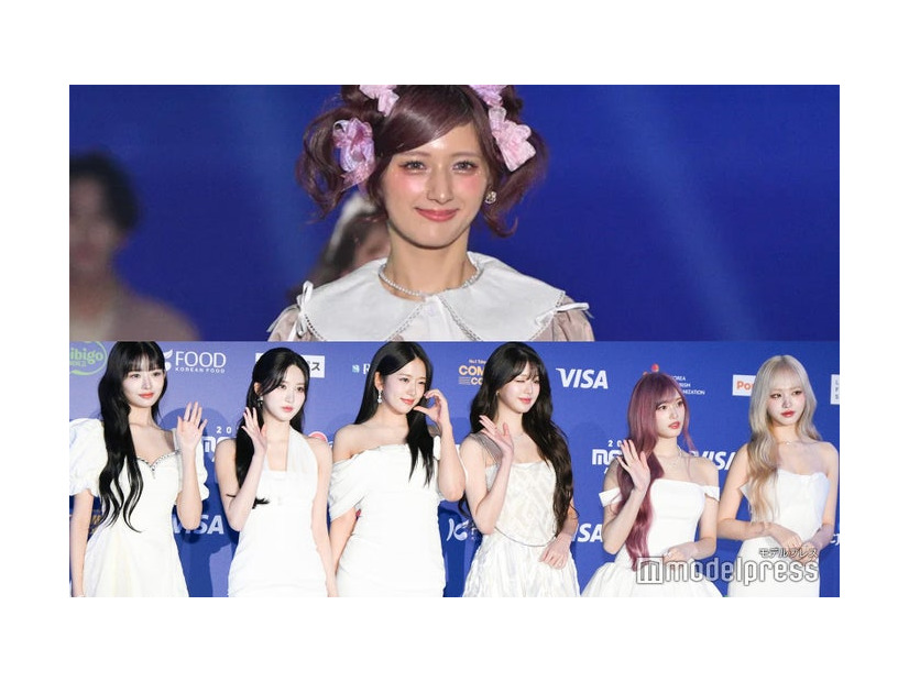 しなこ、IVE／レイ、ガウル、ユジン、ウォニョン、イソ、リズ（C）モデルプレス
