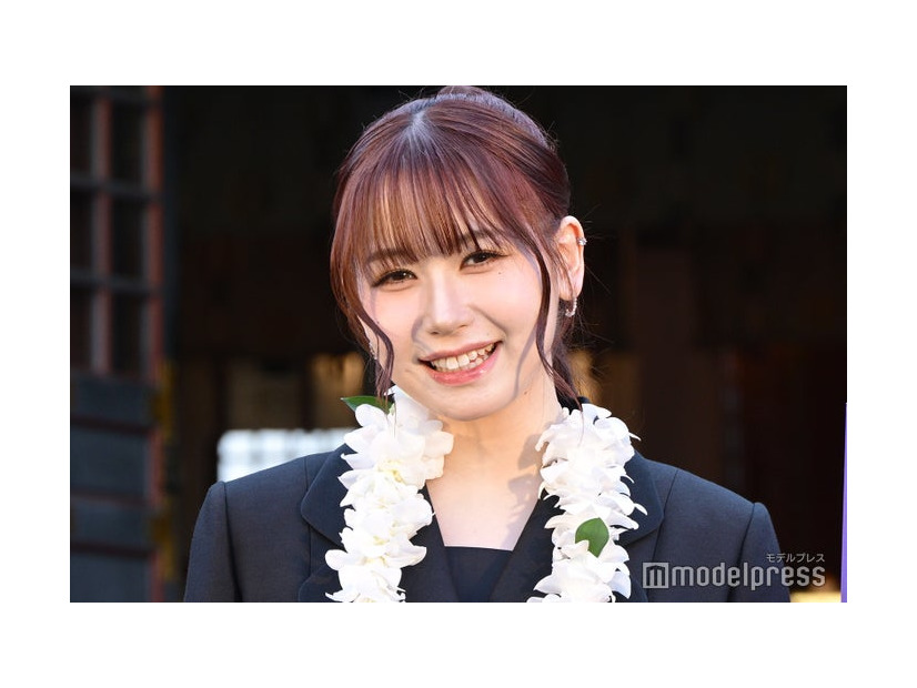 実写映画「リロ＆スティッチ」大ヒット祈願イベントに登壇したMOMONA（笠原桃奈）（C）モデルプレス