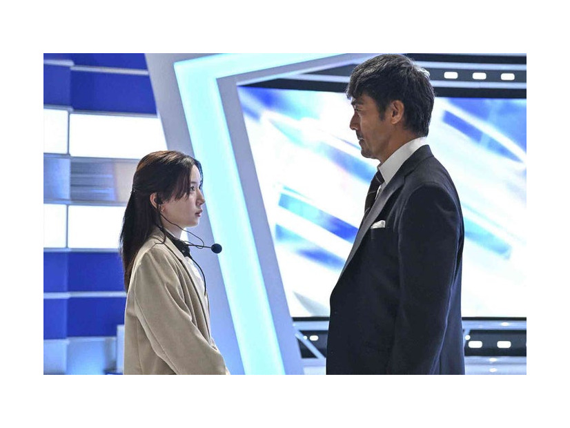 永野芽郁、阿部寛「キャスター」第6話（C）TBS