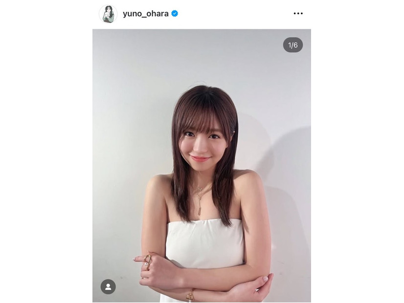 ロングヘアの大原優乃（提供写真）