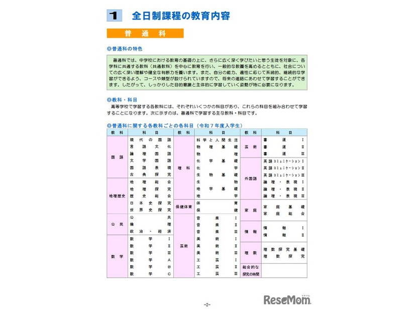 普通科