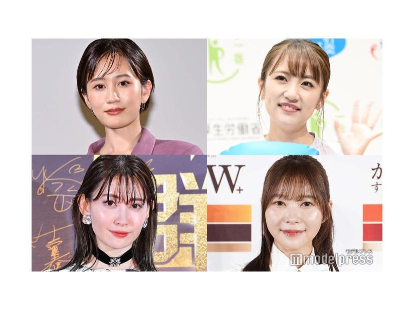 （上段）前田敦子、高橋みなみ（下段）小嶋陽菜、指原莉乃（C）モデルプレス