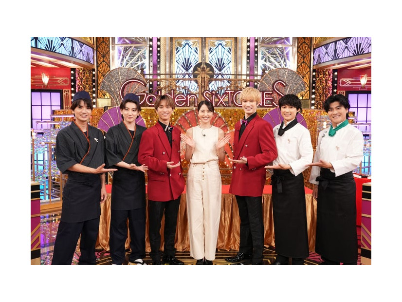 高地優吾、京本大我、田中樹、長澤まさみ、ジェシー、松村北斗、森本慎太郎（C）日本テレビ