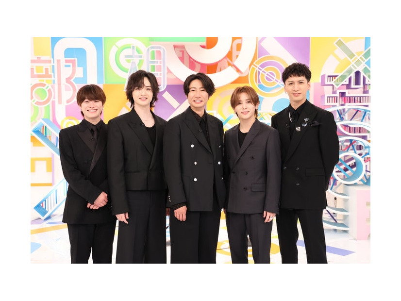 （左から）大橋和也、玉森裕太、相葉雅紀、山田涼介、藤井流星（C）フジテレビ