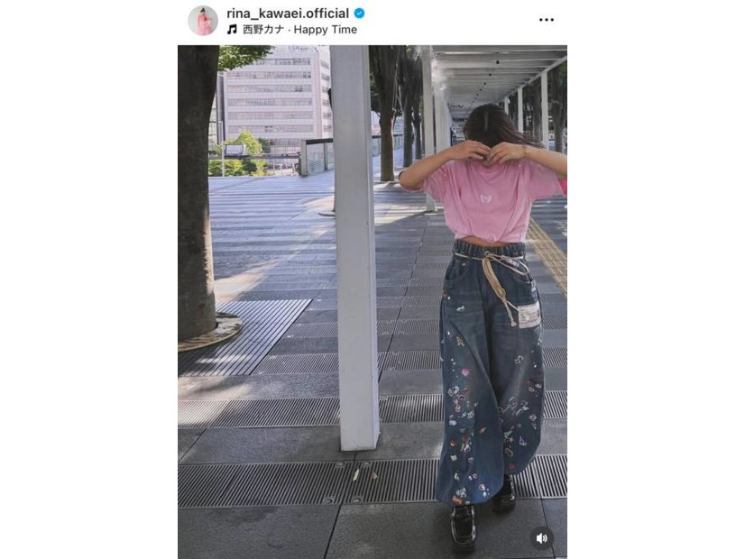 川栄李奈、西野カナのライブへ！お腹チラリの参戦コーデに「プライベートもお洒落」「可愛い」の声