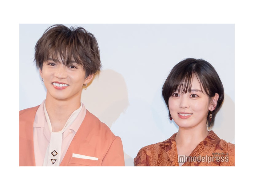 ドラマ「恋愛禁止」第1話特別上映会に出席した佐藤大樹、伊原六花（C）モデルプレス