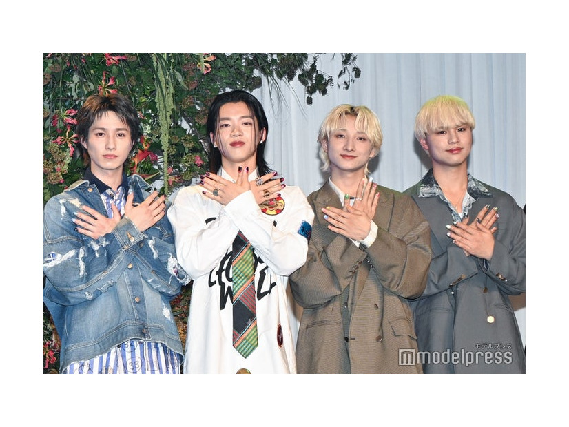 （左から）YUMA、SHOOT、FUMIYA、SHOW（C）モデルプレス