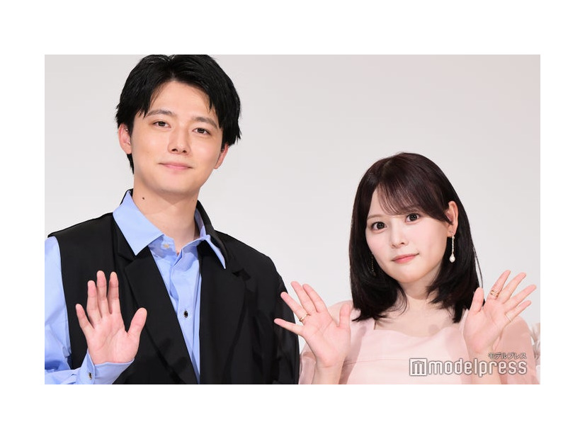 【さよなら 丸の内TOEI】『【推しの子】-The Final Act-』上映後舞台挨拶に出席した櫻井海音、齊藤なぎさ（C）モデルプレス
