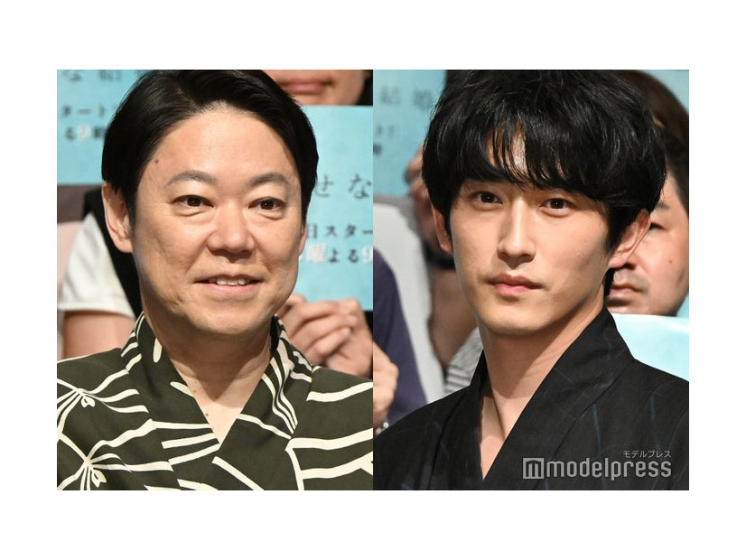 「しあわせな結婚」キャスト登壇イベントに登場した阿部サダヲ、杉野遥亮（C）モデルプレス