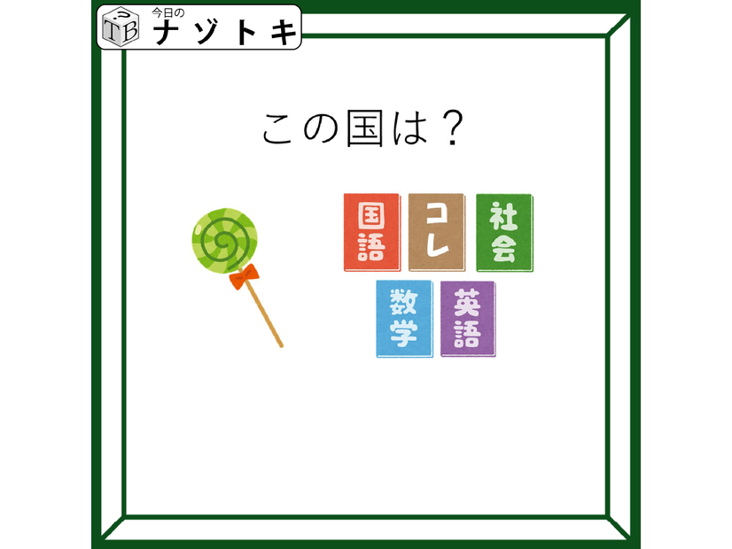 クイズです！「この国はどこ？」イラストを言語化しましょう【難易度LV２.・甘口】