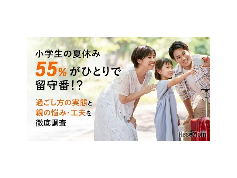小学生の夏休みの過ごし方　実態意識