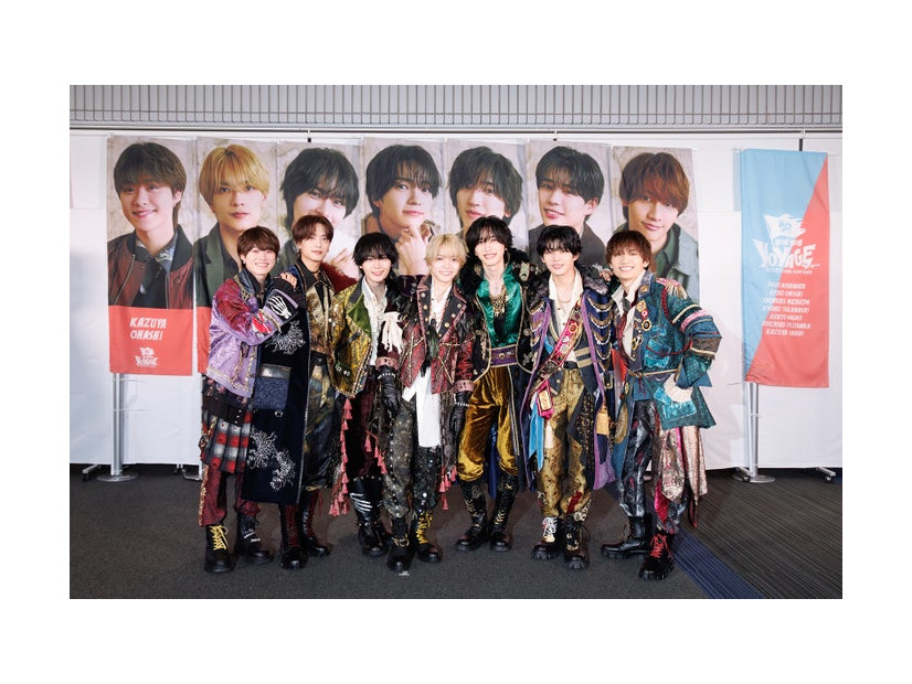 なにわ男子（左から）大橋和也、高橋恭平、大西流星、西畑大吾、道枝駿佑、長尾謙杜、藤原丈一郎（提供写真）