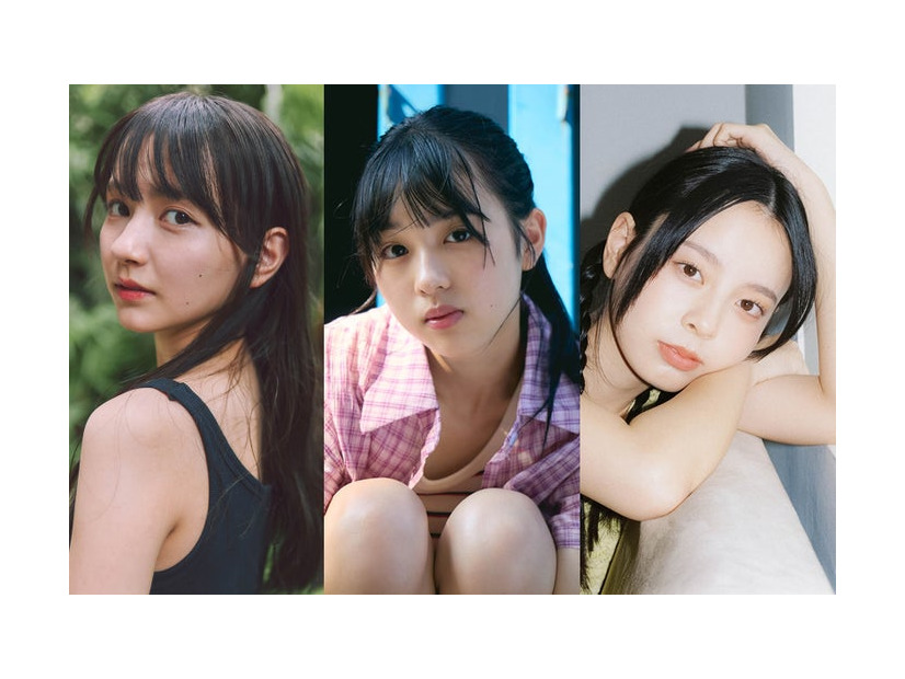 河村ここあ（C）SAKAI DE JUN／週刊プレイボーイ、宮迫翠月（C）三森いこ／週刊プレイボーイ、小國舞羽（C）上村 窓／週刊プレイボーイ