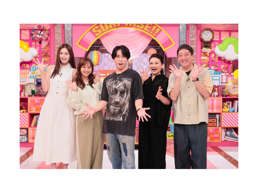 ゆうちゃみ、藤本美貴、宮舘涼太、島崎和歌子、高橋茂雄（C）日本テレビ