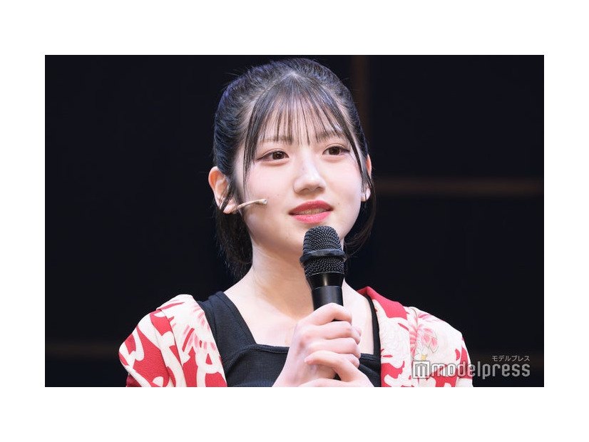 革命ミュージカル「新・幕末純情伝」の開幕直前舞台挨拶・公開ゲネプロに出席した村山彩希（C）モデルプレス