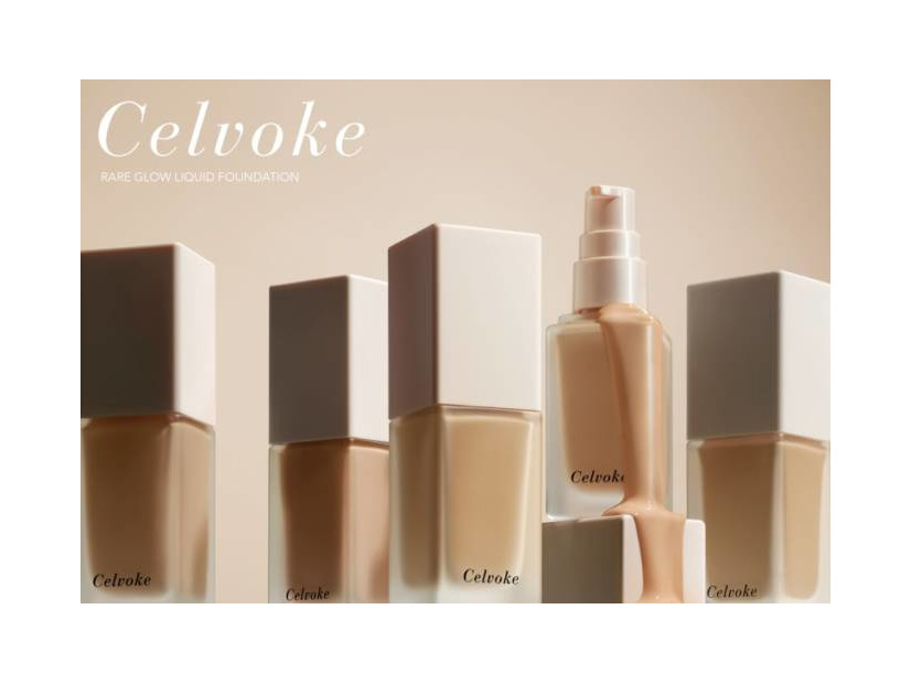 Celvoke、高保湿とカバー力を両立し“生ツヤ”肌を叶える「レアグロウ リキッドファンデーション」が登場