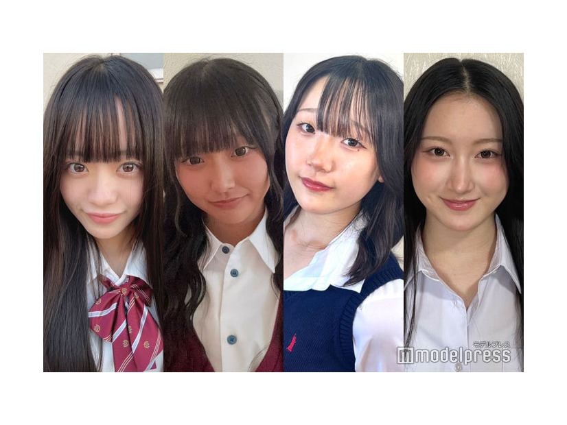 「女子高生ミスコン2025」中部エリア暫定上位4人