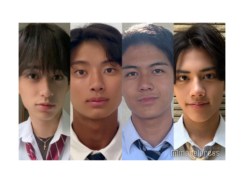 「男子高生ミスターコン2025」九州・沖縄エリア暫定上位4人