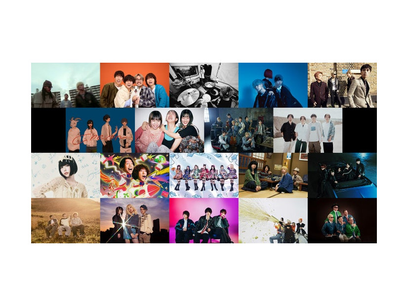 「PIA MUSIC COMPLEX 2025」出演アーティスト（提供写真）