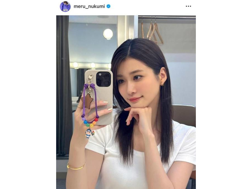 めるる、落ち着いた雰囲気の大人っぽSHOTに「あまりにも美しい」「どんどん綺麗になってますね」の声