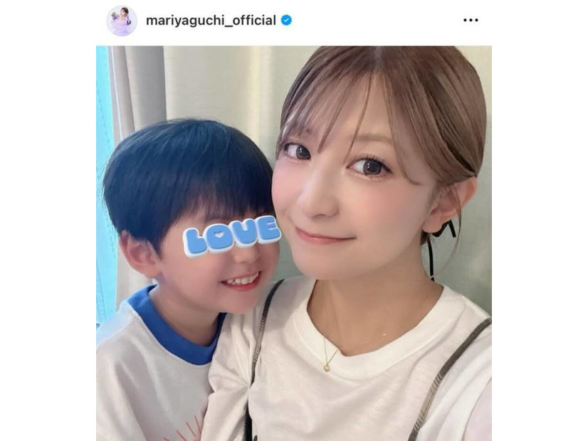 矢口真里、3歳次男は“歌うま画伯”！ほっこりSHOTに反響「センスあるね」「素敵すぎる」
