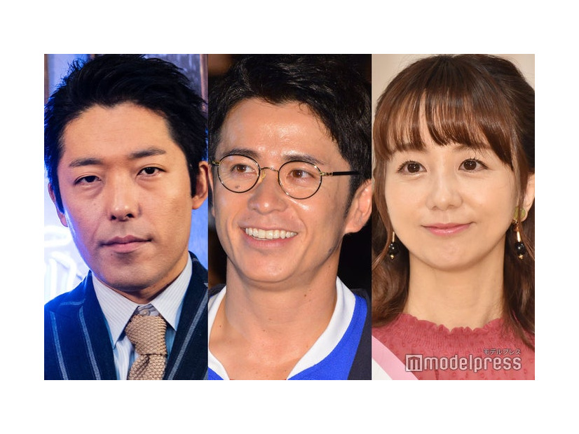 中田敦彦、藤森慎吾、福田萌（C）モデルプレス