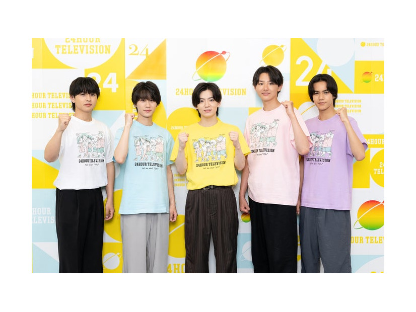 関西ジュニア／池川侑希弥、嶋崎斗亜、西村拓哉、伊藤篤志、角紳太郎（C）読売テレビ