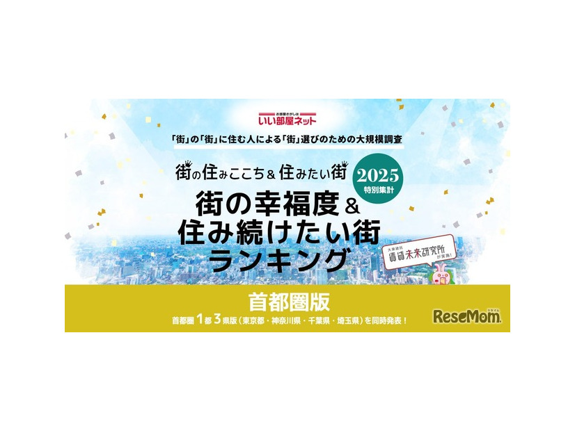 街の幸福度＆住み続けたい街ランキング2025＜埼玉県版＞