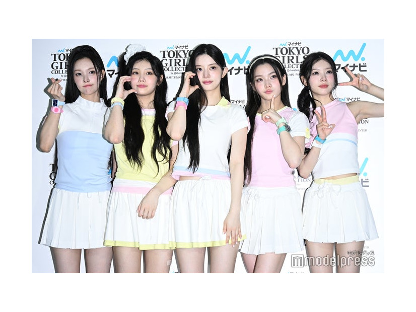 ILLIT／YUNAH（ユナ）、WONHEE（ウォンヒ）、MINJU（ミンジュ）、IROHA（イロハ）、MOKA（モカ）（C）モデルプレス