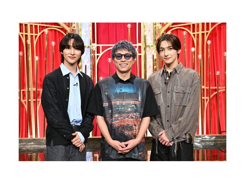 本多大夢、田村淳、浜川路己（C）日本テレビ
