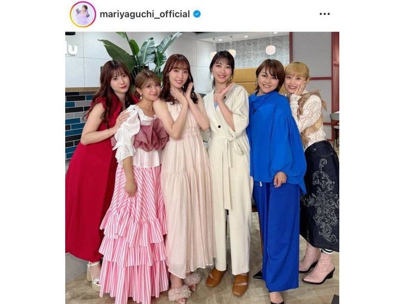 「レジェンド」矢口真里、モー娘。歴代リーダーとの笑顔SHOTにファン大歓喜「全然歳取らない」