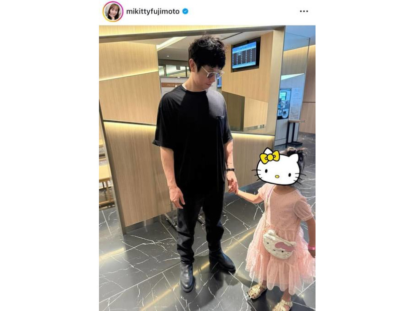 藤本美貴、“紳士”な夫・庄司＆5歳次女のほっこりSHOTに「娘ちゃんの横顔がミキティ」「そっくり！」の声