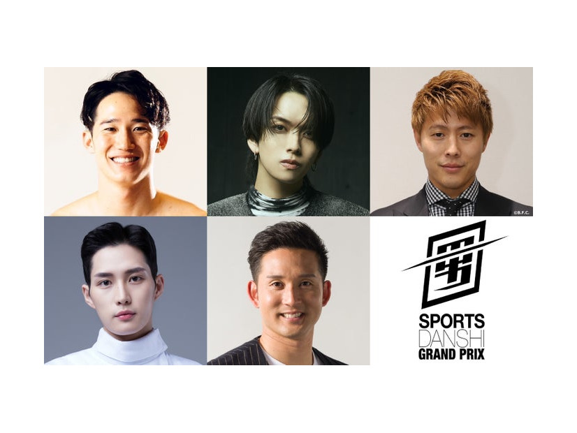（上段左から）荒井陸、EIKI、柿谷曜一朗（下段左から）キム・ジュノ、杉谷拳士（提供写真）
