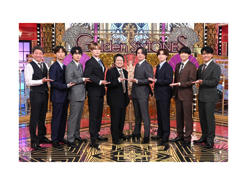 高橋茂雄、田中樹、高地優吾、ジェシー、こっちのけんと、間宮祥太朗、京本大我、松村北斗、森本慎太郎（C）日本テレビ