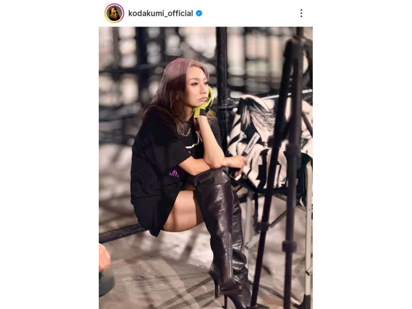 倖田來未、美太ももの“プ女子ファッション”で真剣リハーサル「東京公演まで ぎゃ！後4日！」