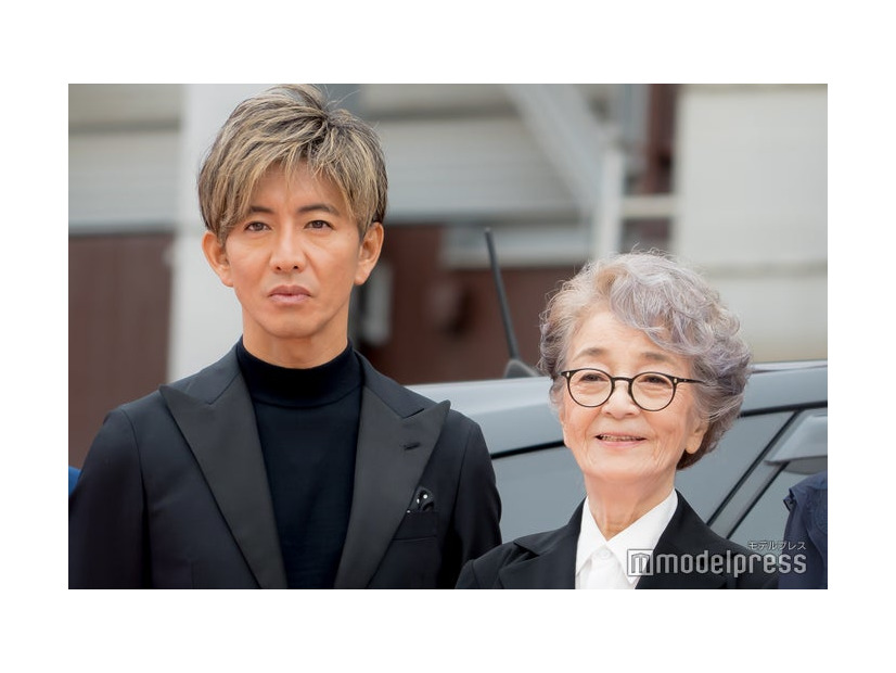 『TOKYOタクシー』タクシーセレモニー＆完成披露試写会に出席した木村拓哉＆倍賞千恵子（C）モデルプレス