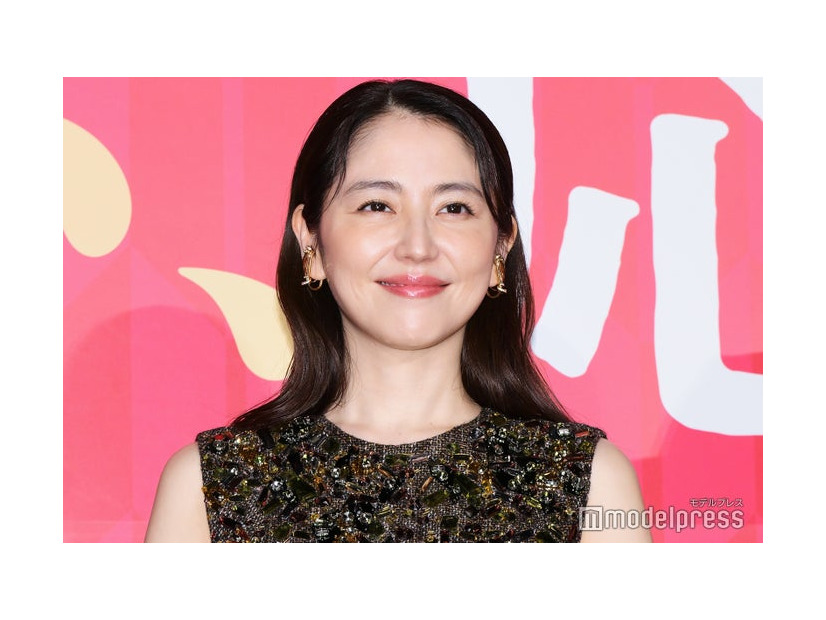 映画「おーい、応為」公開御礼舞台挨拶に出席した長澤まさみ（C）モデルプレス