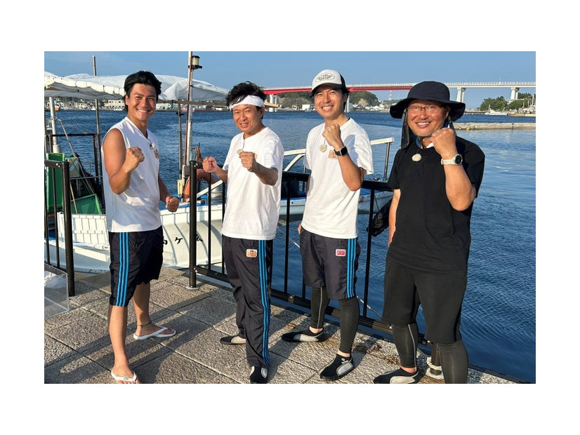 森本慎太郎、城島茂、桝太一、木村尚氏（C）日本テレビ
