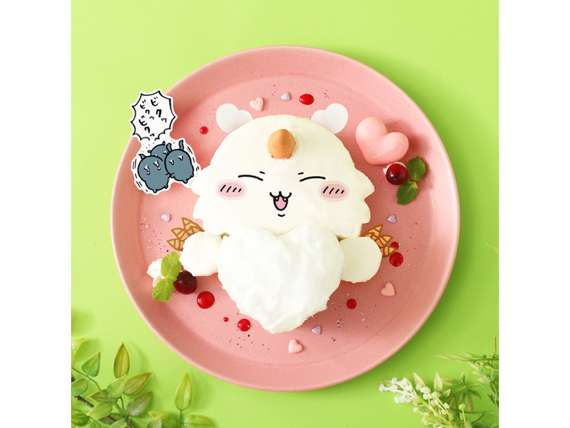 ご機嫌なあのこのパンケーキ　1,980円(税込)「ちいかわレストラン」新たなフェア“討伐フェア”