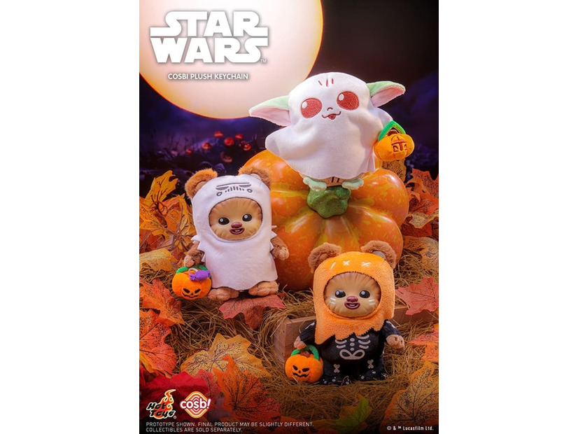 ウィケット（ゴースト）、ウィケット（スケルトン）：各3,500円（税込）／グローグー（ゴースト）：2,500円（税込）