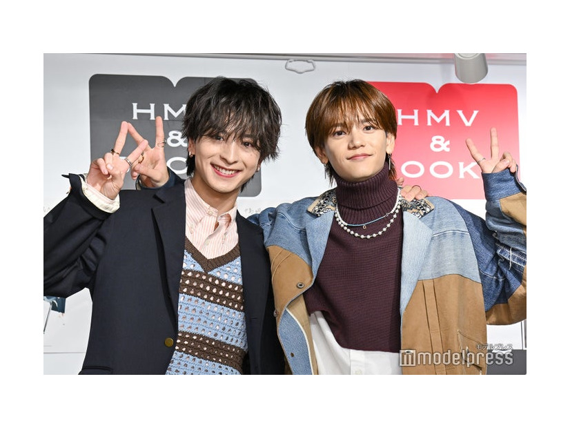 コラボイベントに出席した木村慧人、中島颯太（C）モデルプレス